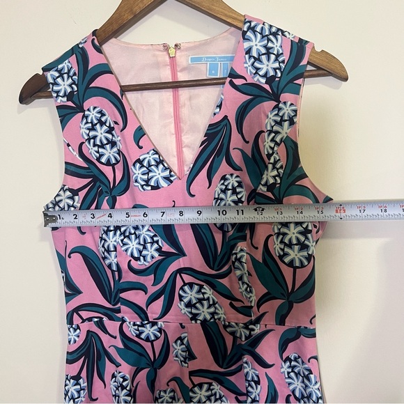 Draper James Floral Pink Sleeveless Dress - Picture 6 of 8